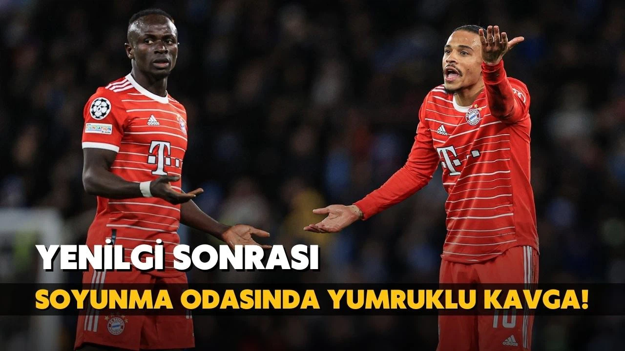 Yenilgi sonrası soyunma odasında yumruklu kavga!