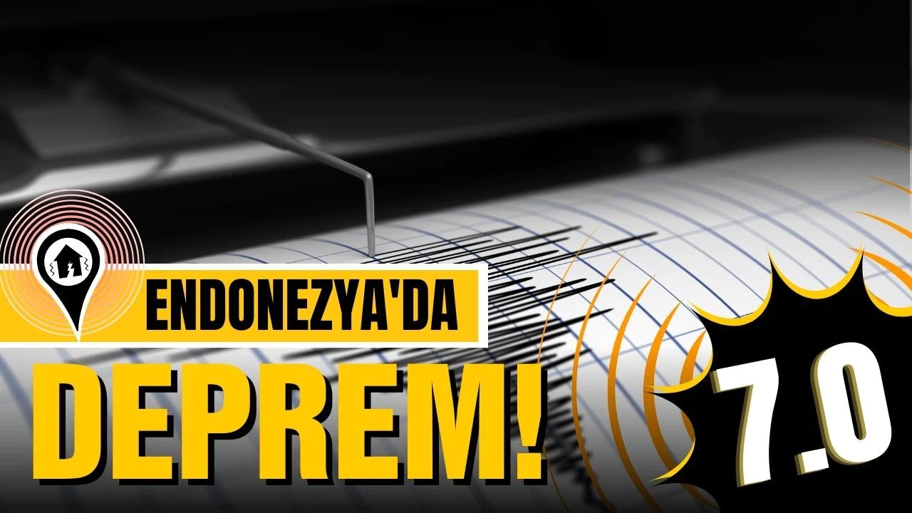 Endonezya'da 7 büyüklüğünde deprem