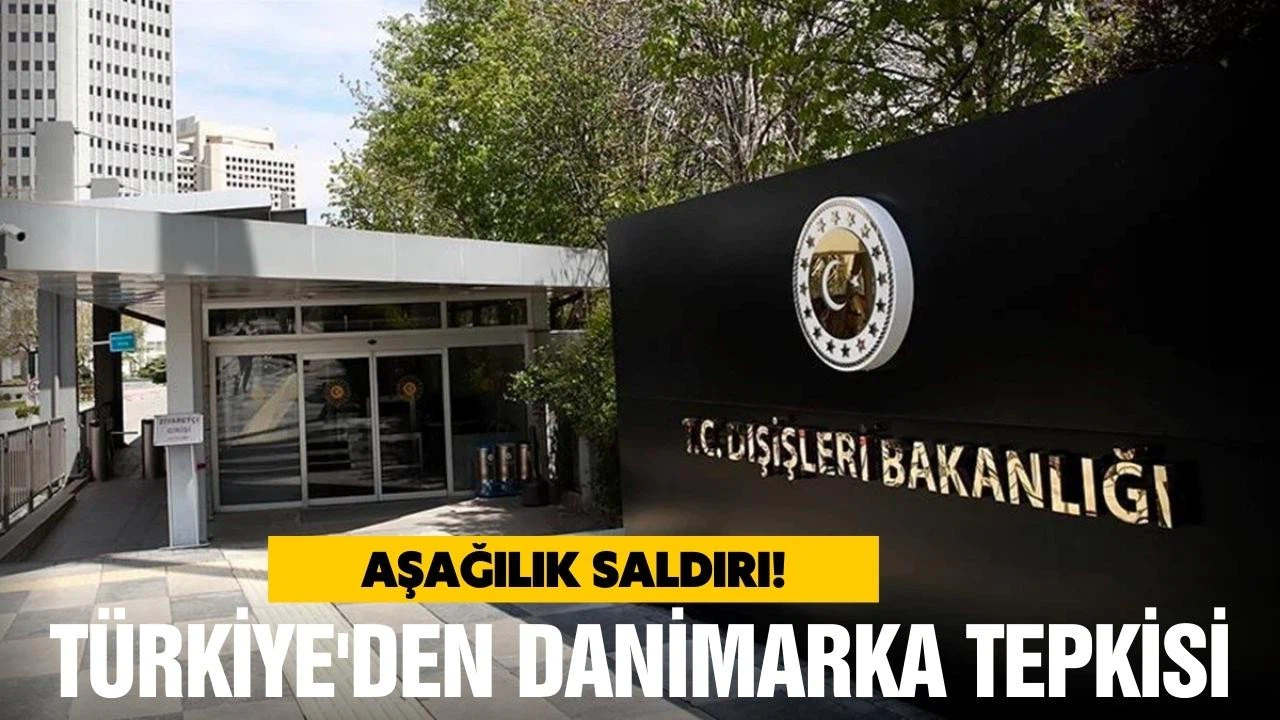 Türkiye'den danimarka tepkisi