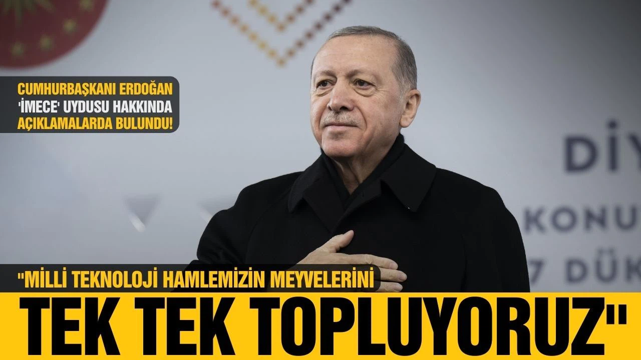 Erdoğan, İMECE hakkında açıklamalarda bulundu!