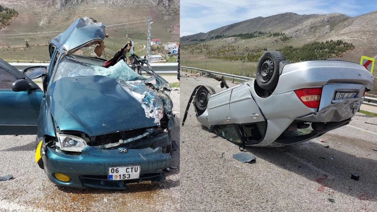 Kahramanmaraş'ta feci kaza! 4 ölü, 3 yaralı!
