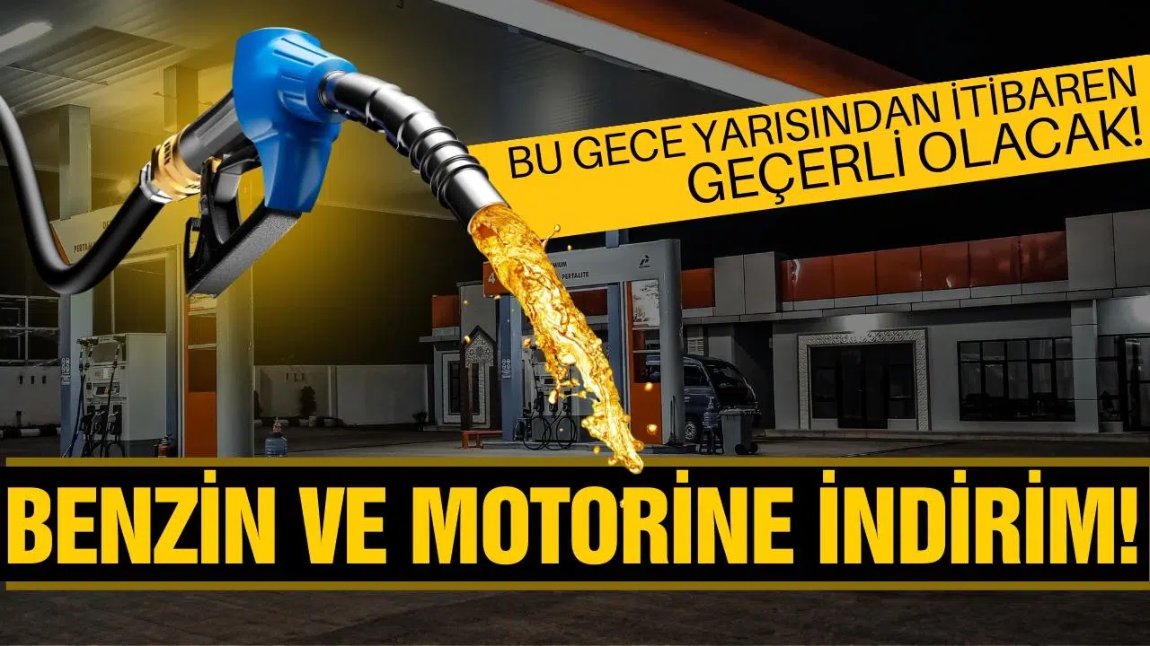 Benzin ve motorine bir indirim daha!