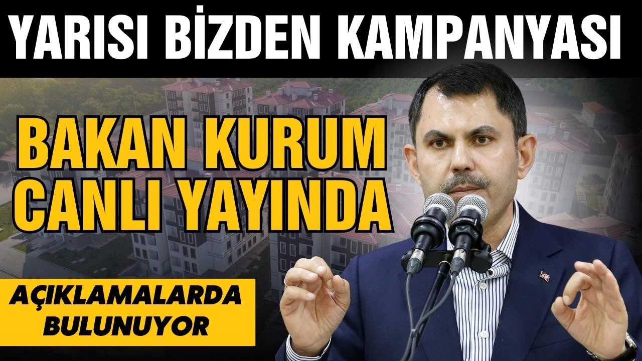 Bakan Kurum, canlı yayında açıklamalarda bulunuyor