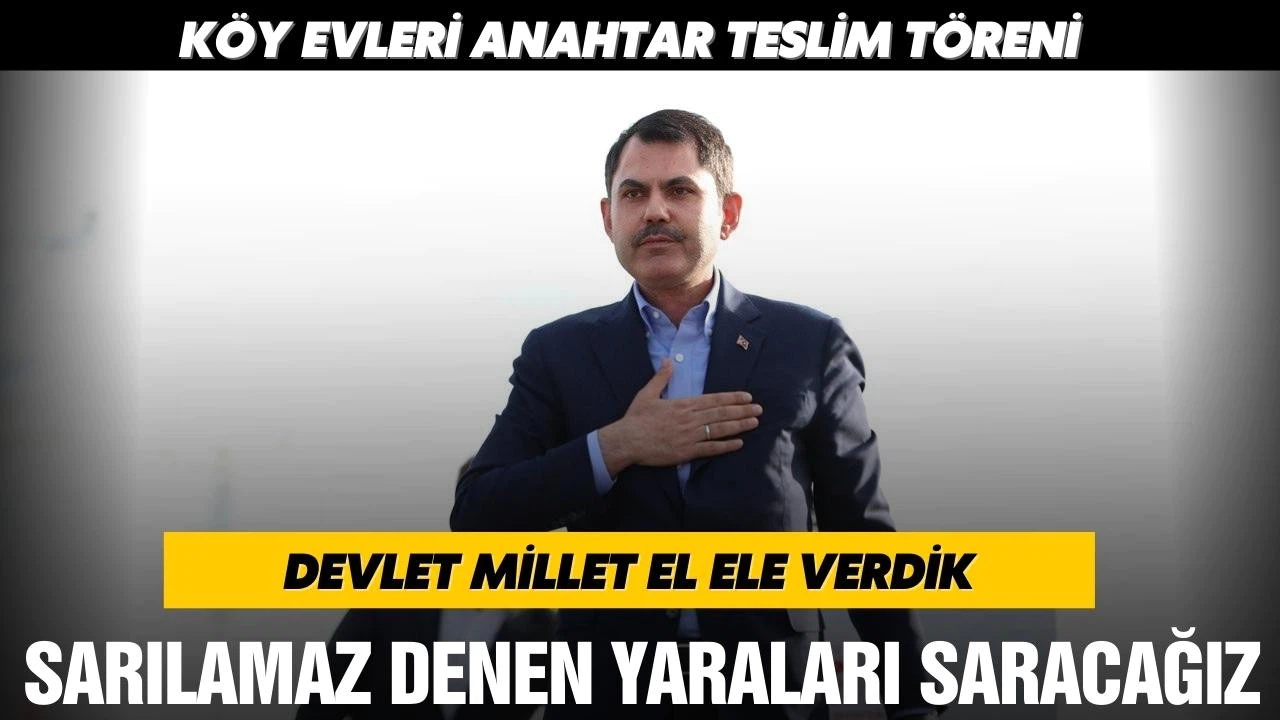 Nurdağı'nda ilk kalıcı konutlar depremzedelere teslim ediliyor