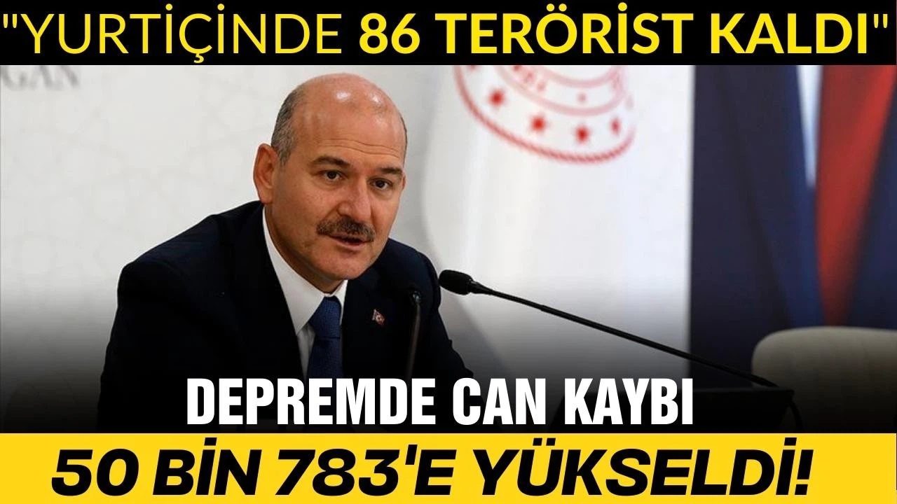 Depremde can kaybı 50 bin 783'e yükseldi