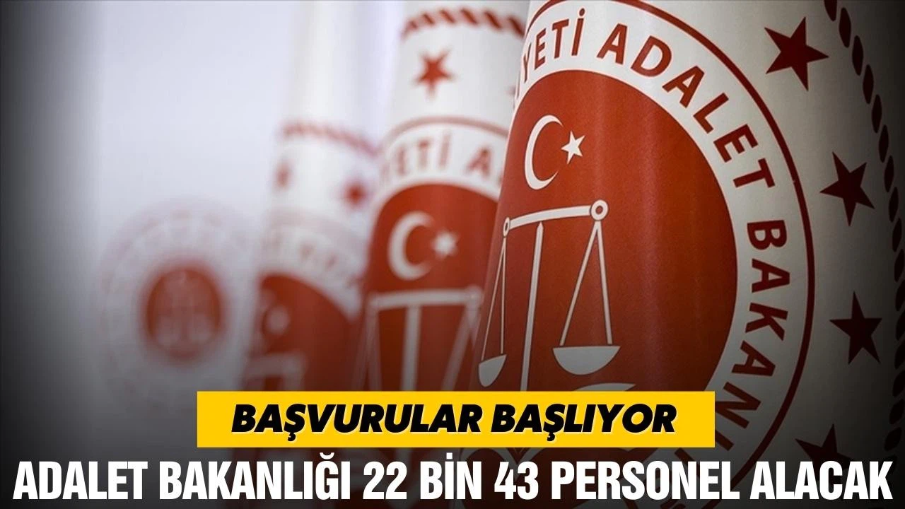 Adalet Bakanlığı'ndan personel alımı