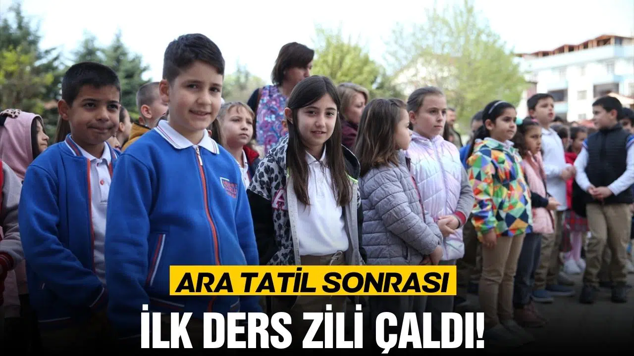 Okullarda ara tatil sonrası ilk ders zili çaldı
