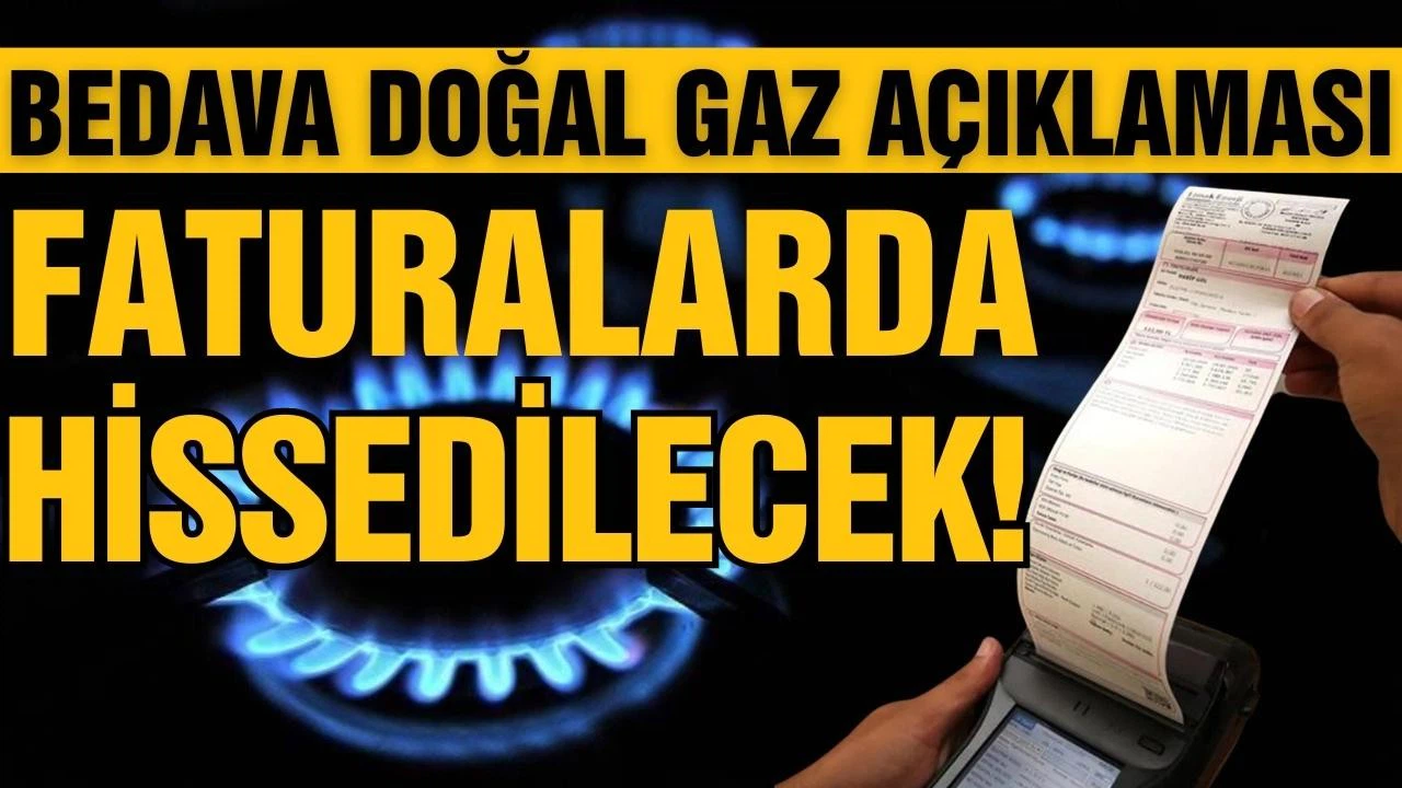 Bakan Dönmez'den bedava doğal gaz açıklaması: Uygulama başladı