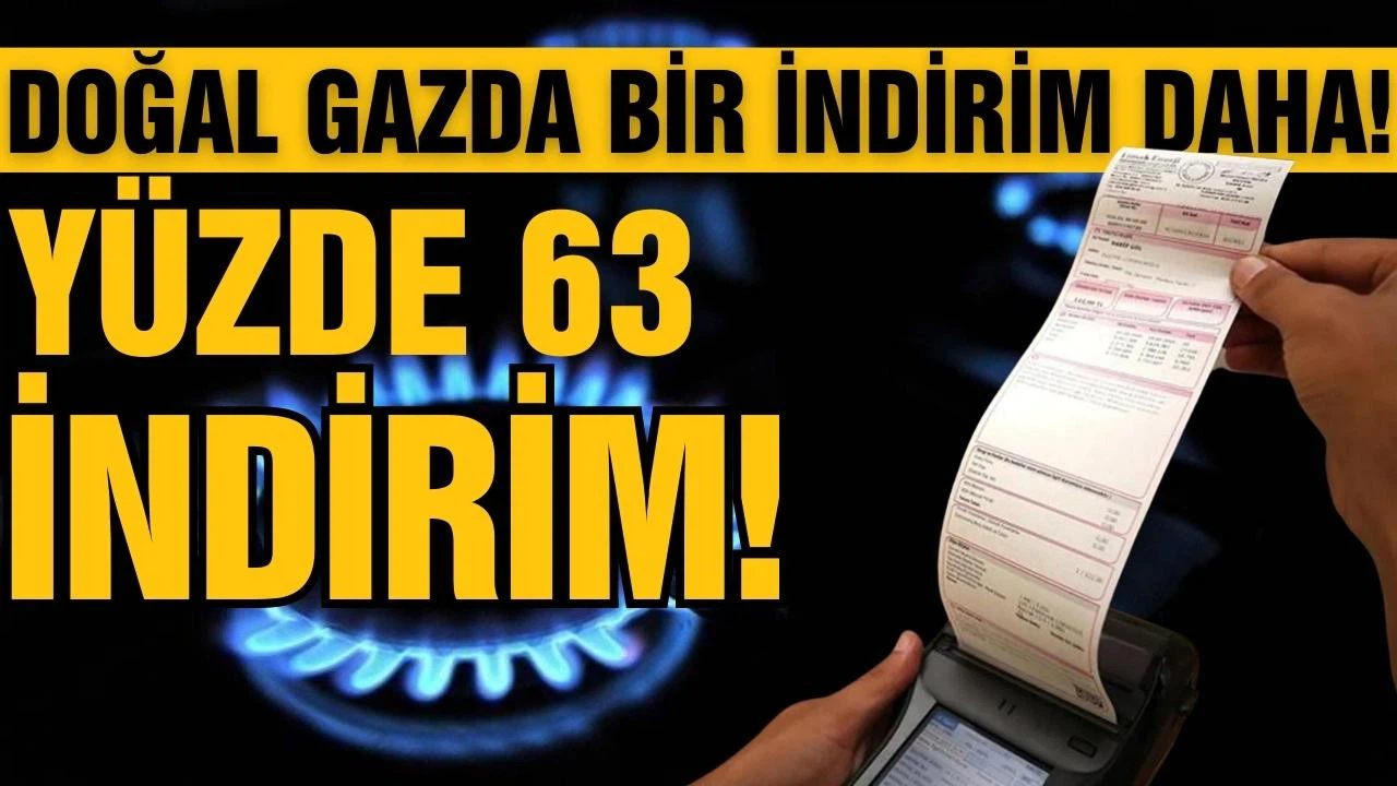 BOTAŞ'tan doğal gazda indirim müjdesi!