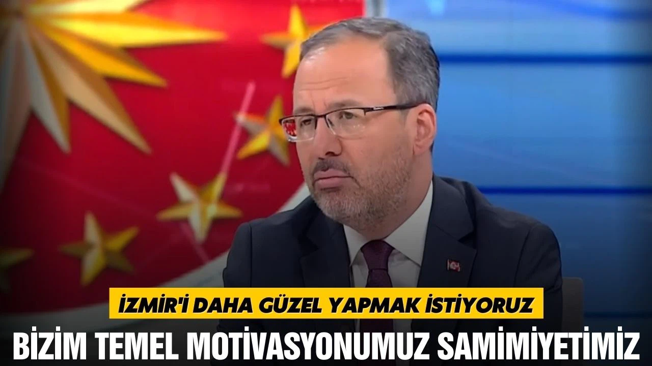 Kasapoğlu, "Bizim temel motivasyonumuz samimiyetimiz"