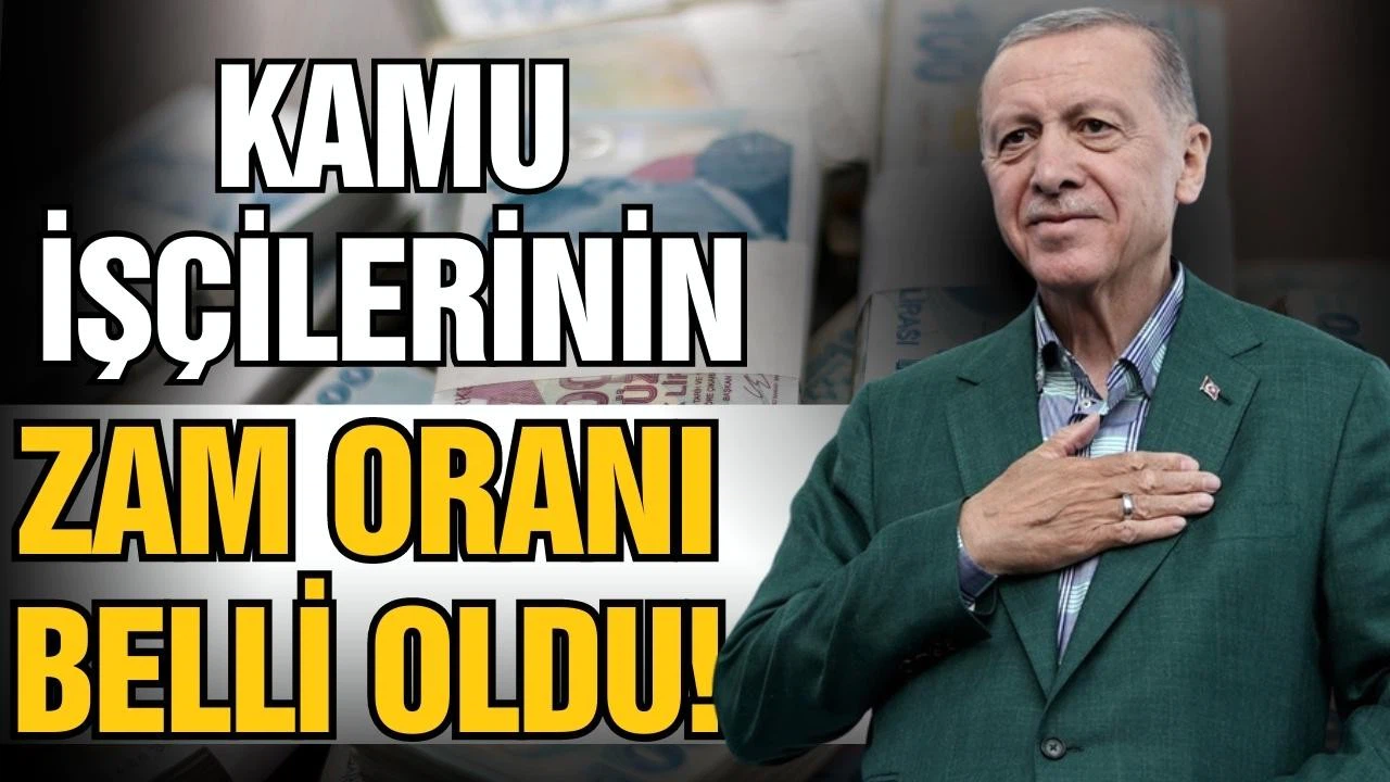 Kamu işçilerinin zam oranı belli oldu!