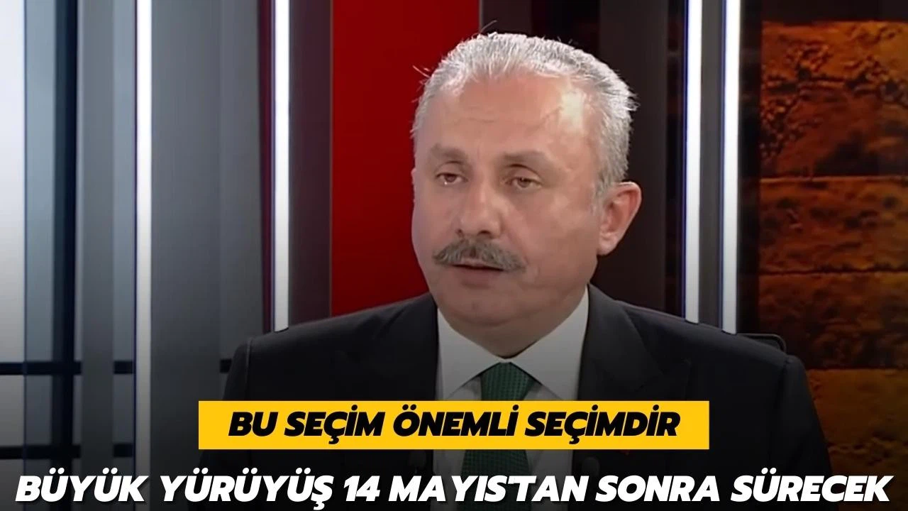 Şentop, "Bu seçim önemli seçimdir"