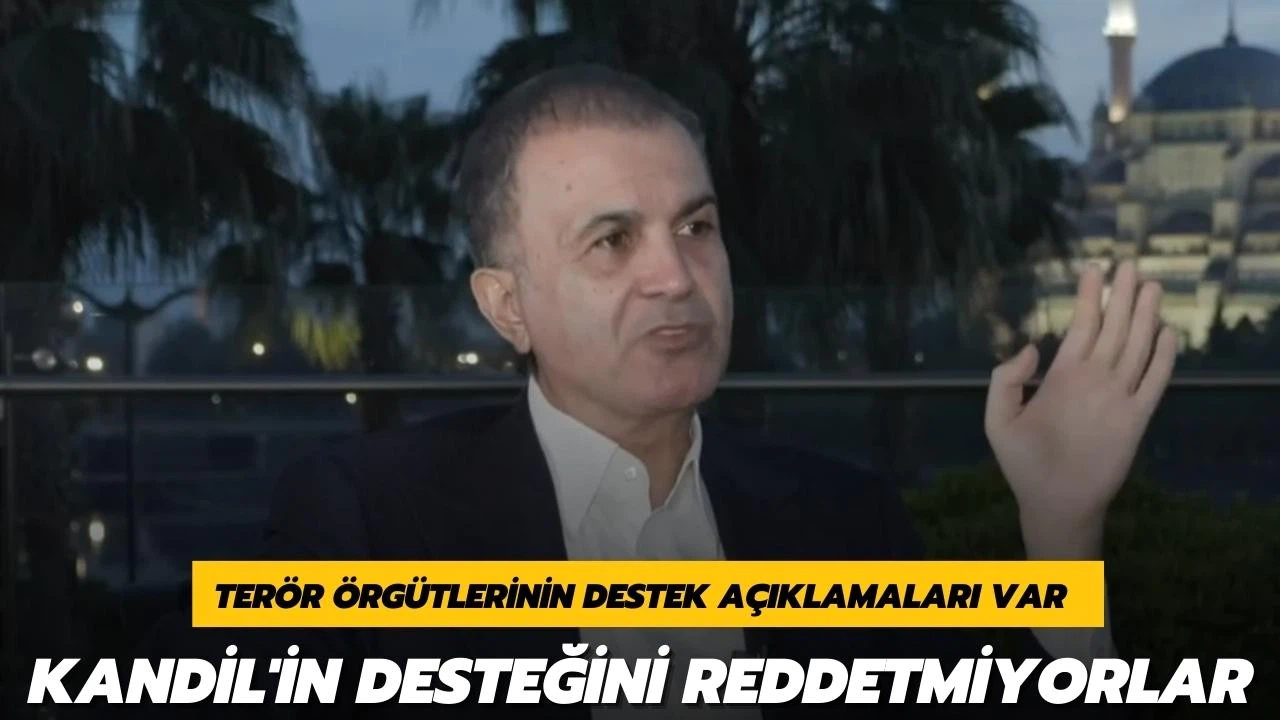 Çelik, "Kandil'in desteğini reddetmiyorlar"