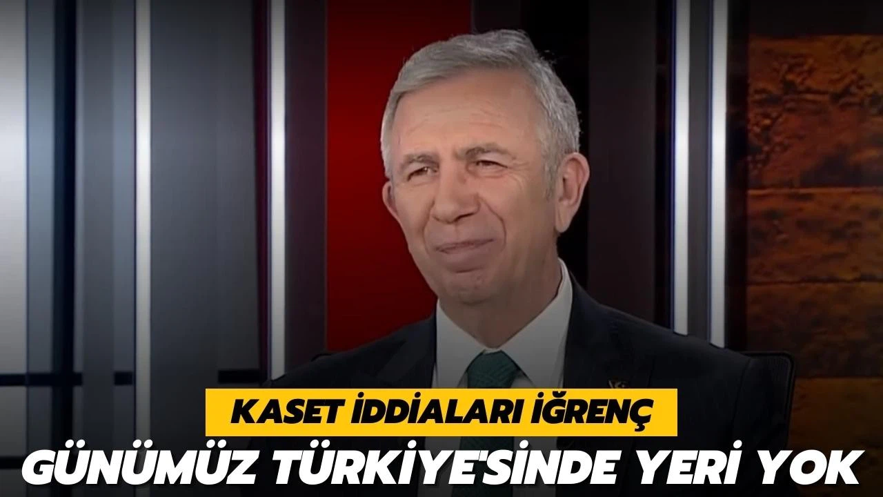 Yavaş, "Kaset iddiaları iğrenç, günümüz Türkiye'sinde yer yok"