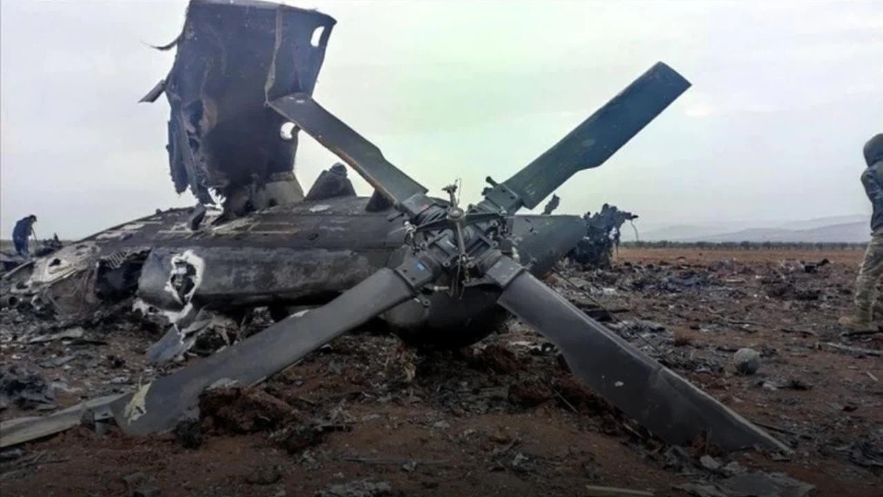 Rusya’ya ait askeri helikopter düştü, 2 asker öldü