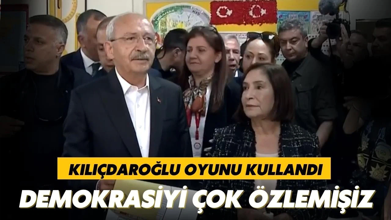 Kemal Kılıçdaroğlu, Ankara'da oyunu kullandı!