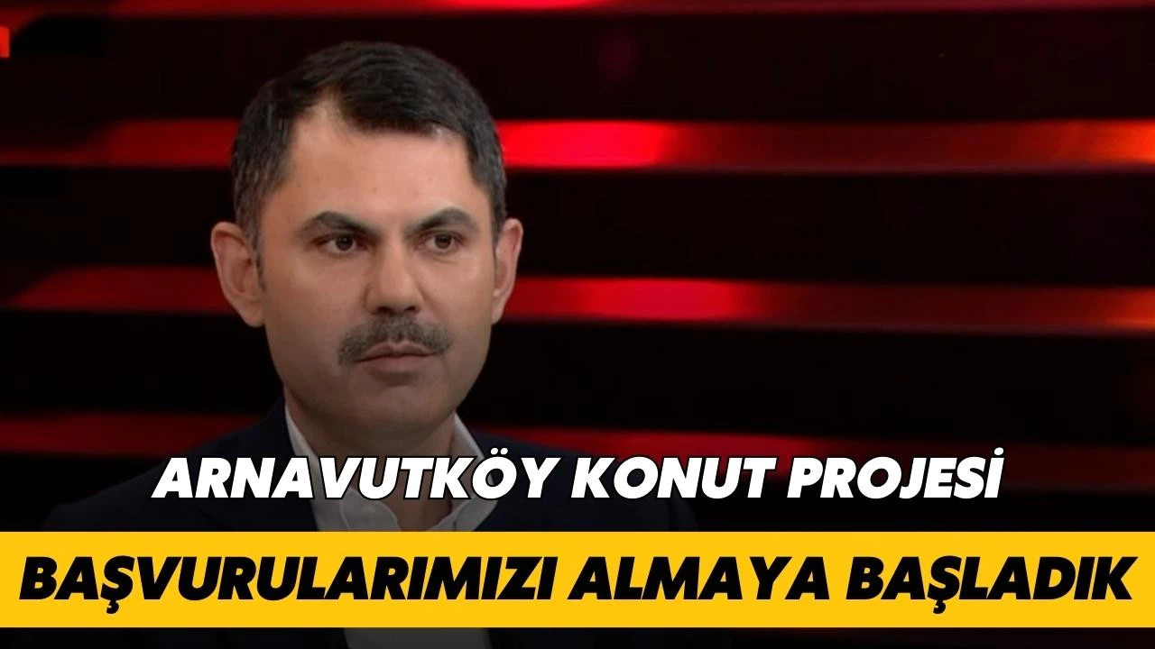 Bakan Kurum, "Yeni projenin başvurularını almaya başladık"
