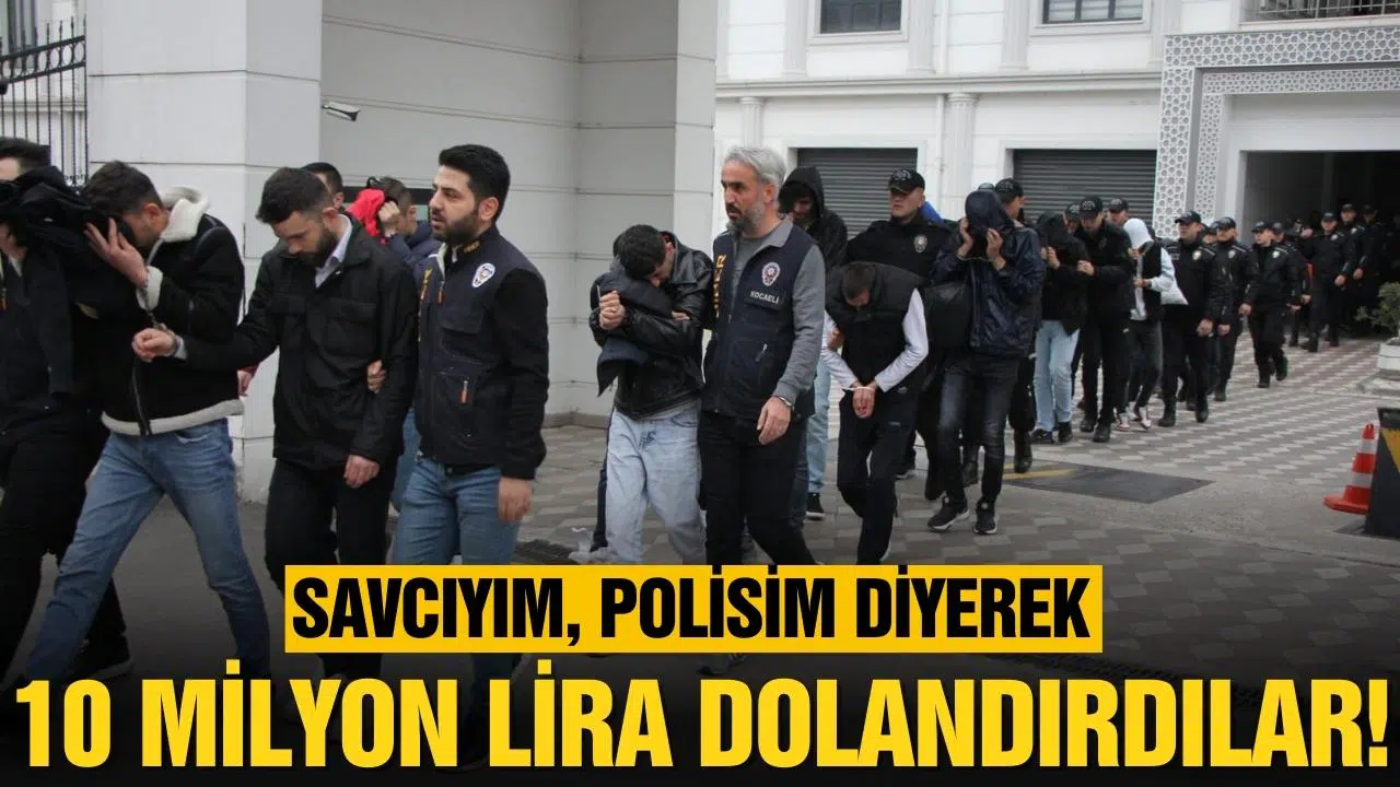 Telefonla aradıkları kişileri 10 milyon lira dolandırdılar!