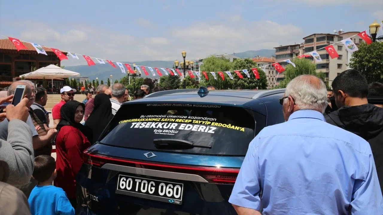 Togg, Tokat Belediyesinin makam aracı oldu!