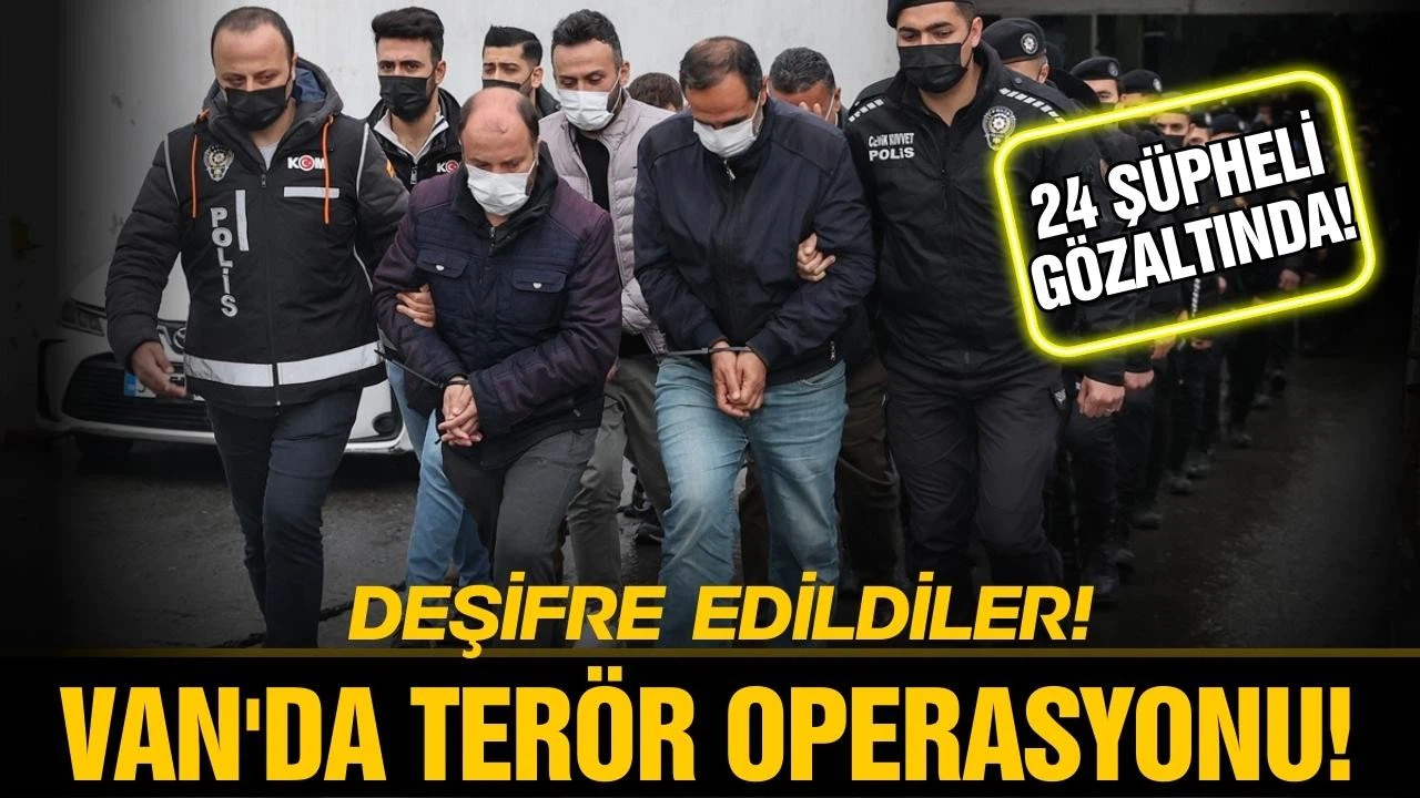 Van'da terör operasyonu!