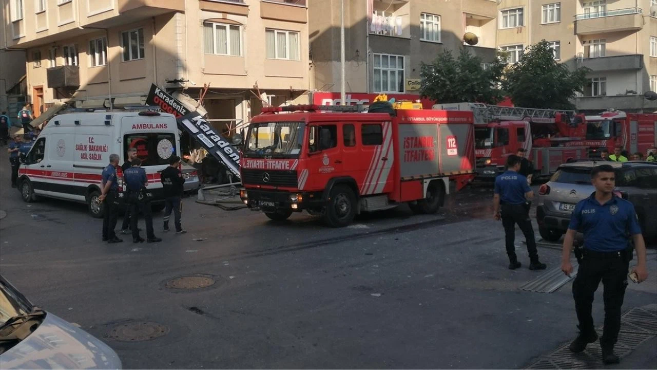 Esenler'de iş yerinde patlama meydana geldi!