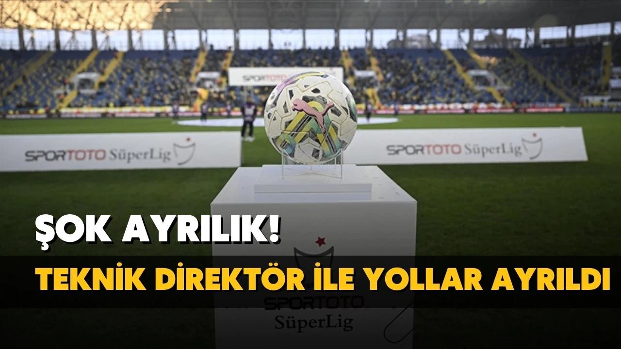 Ünlü teknik direktör ile yollar ayrıldı!