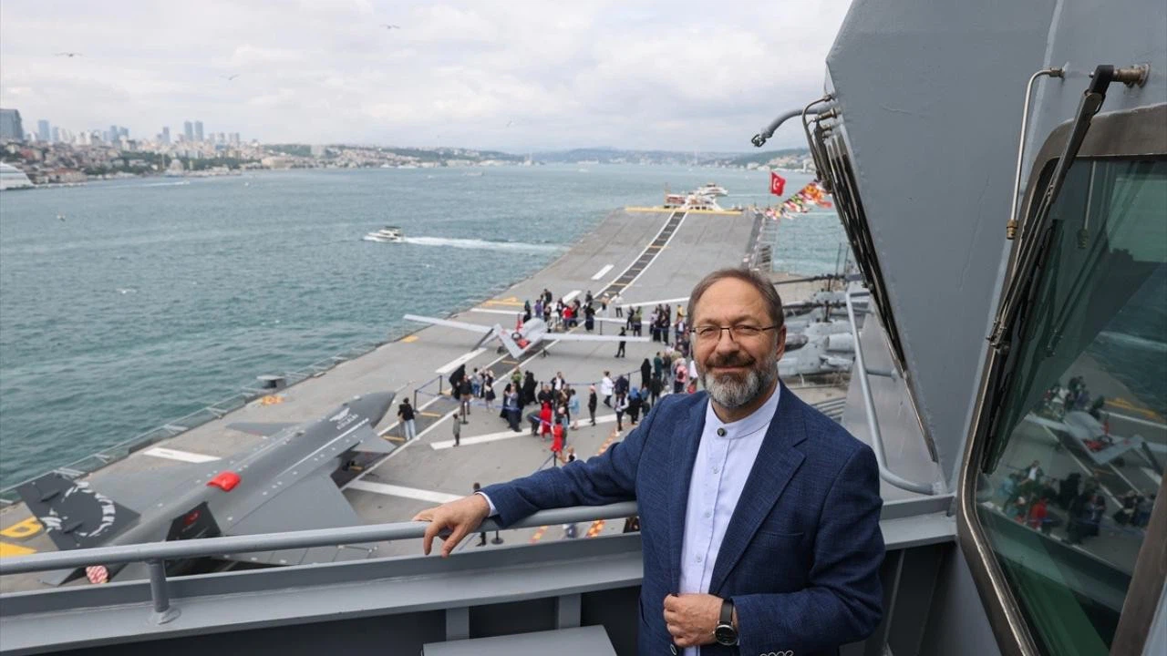 Erbaş'tan TCG Anadolu ziyareti