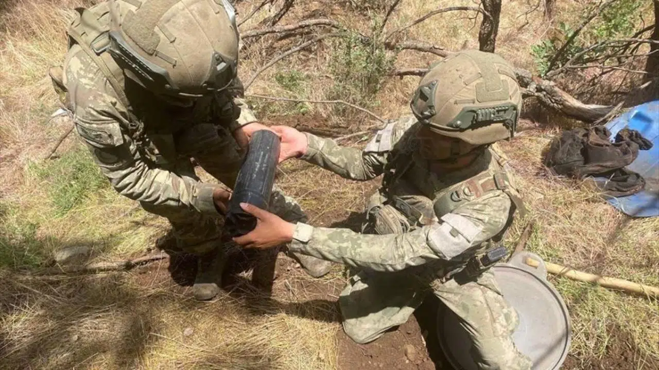 Terör örgütüne ait mühimmat ele geçirildi!