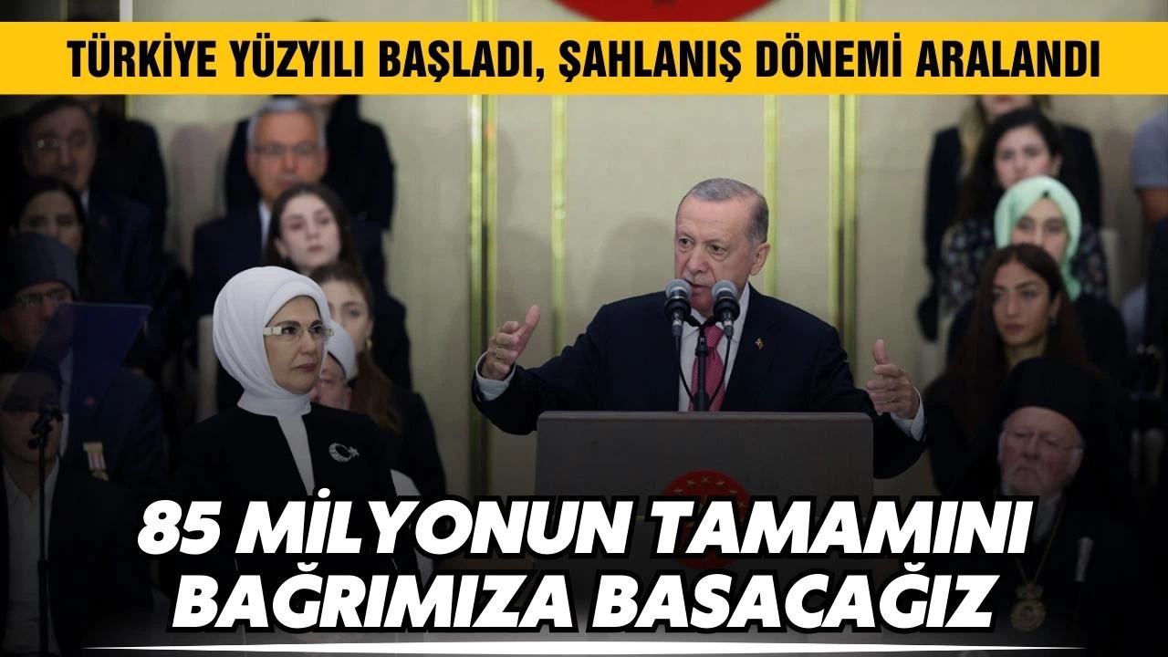 Cumhurbaşkanı Erdoğan, "Gün bir olma günüdür"