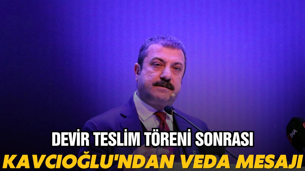 Kavcıoğlu'ndan veda mesajı!