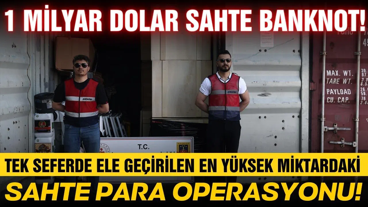 1 milyar dolarlık sahte banknot operasyonu!