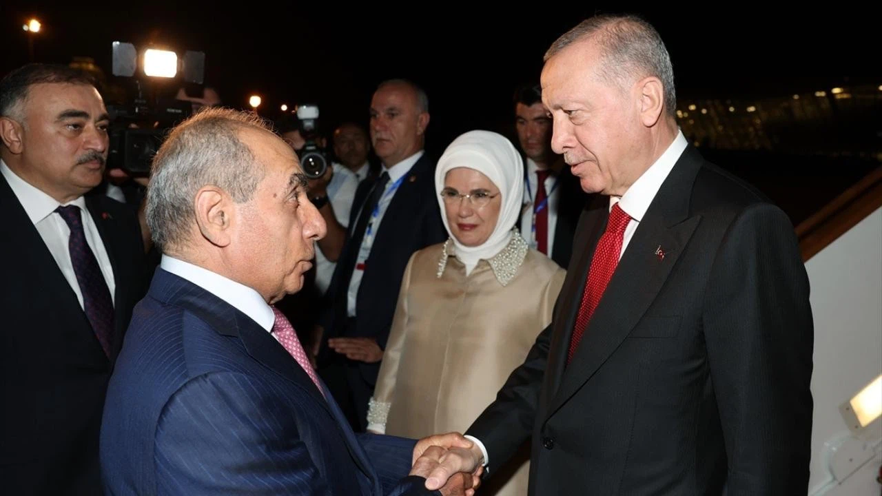 Cumhurbaşkanı Erdoğan Azerbaycan’da!