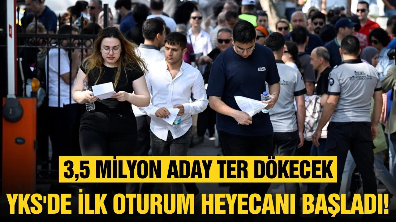 YKS'nin ilk oturumu Temel Yeterlilik Testi başladı