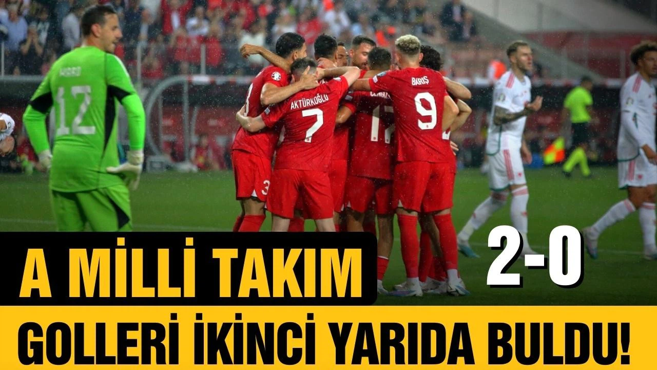 A Milli Takım ikinci yarıda açıldı! 2-0