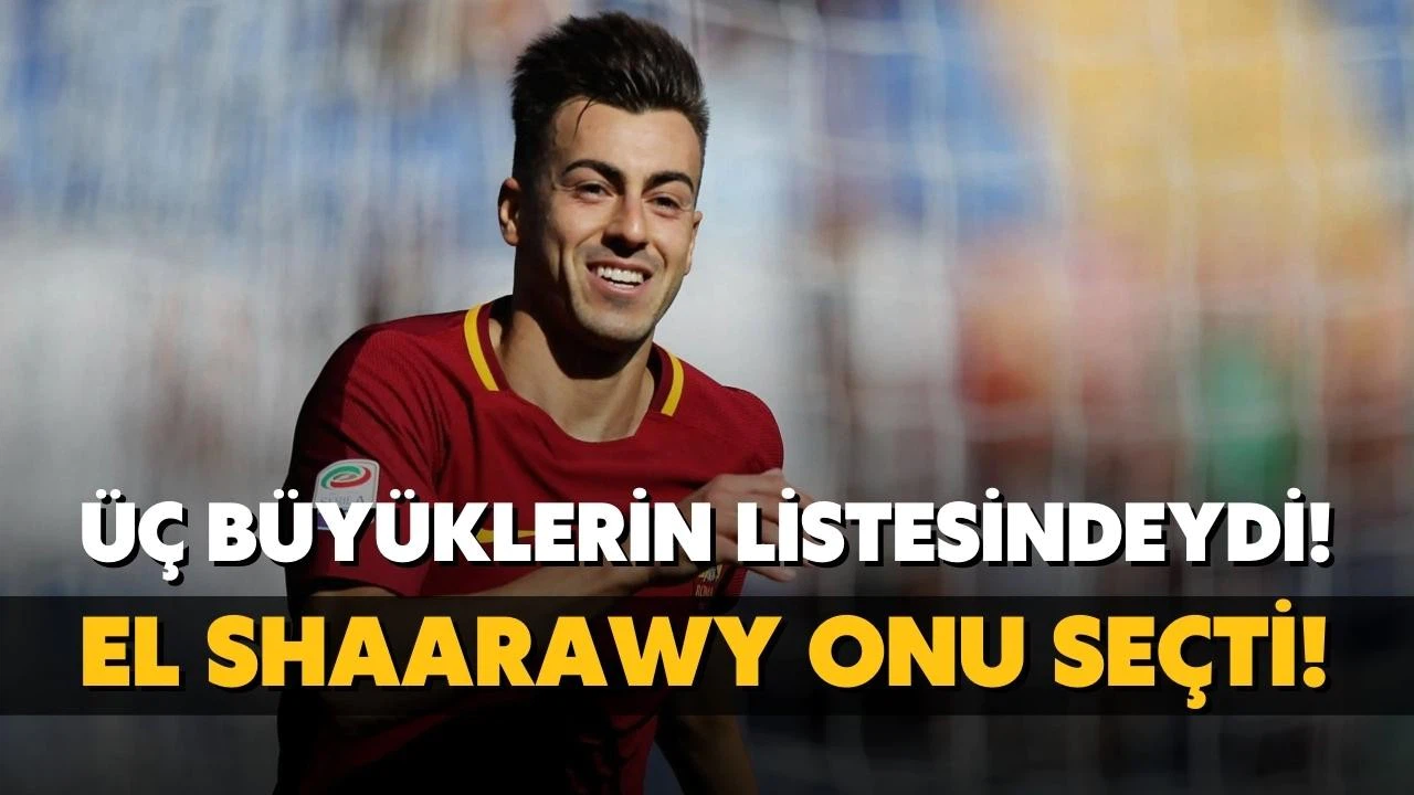 Üç büyükler peşindeydi! El Shaarawy onu seçti!