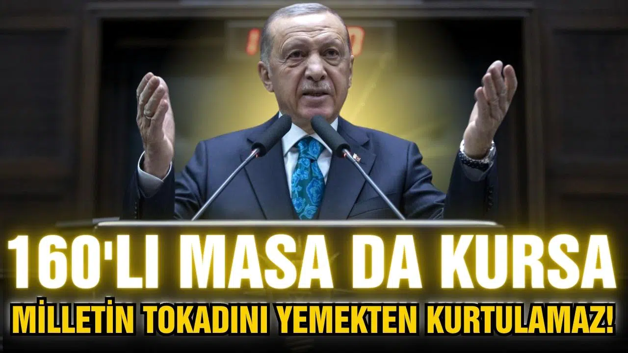 Cumhurbaşkanı Erdoğan: "160'lı Masa da kursa sandıkta milletin tokadını yemekten kurtulamaz."