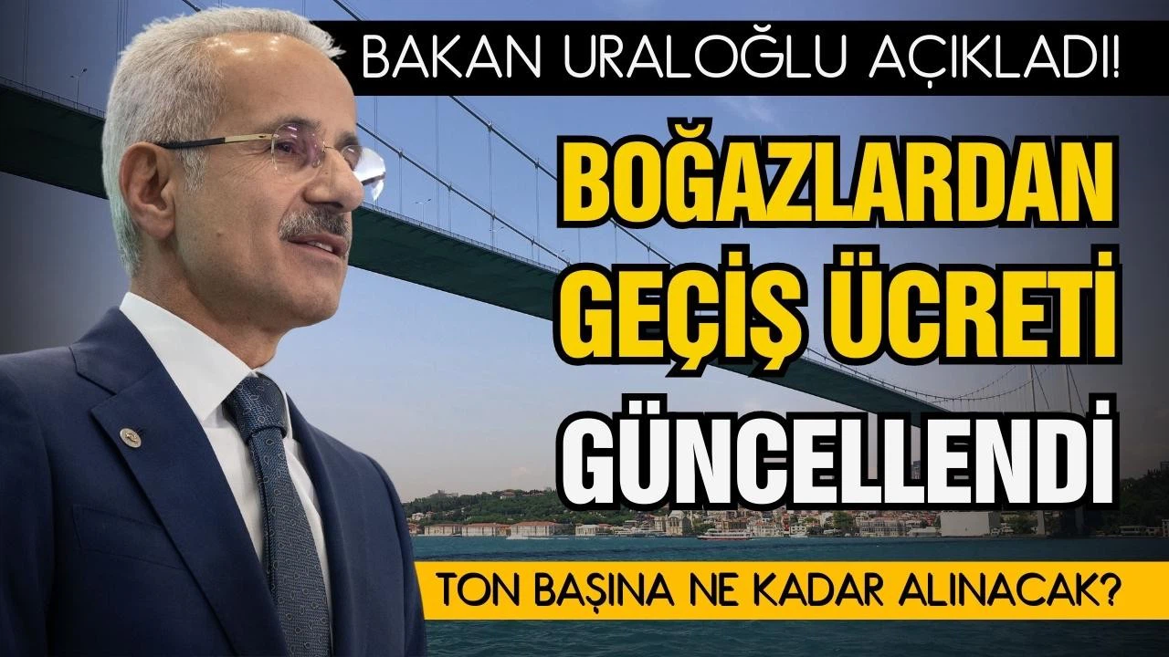 Boğaz geçişlerinde zamlı tarife bugün itibarıyla başladı!