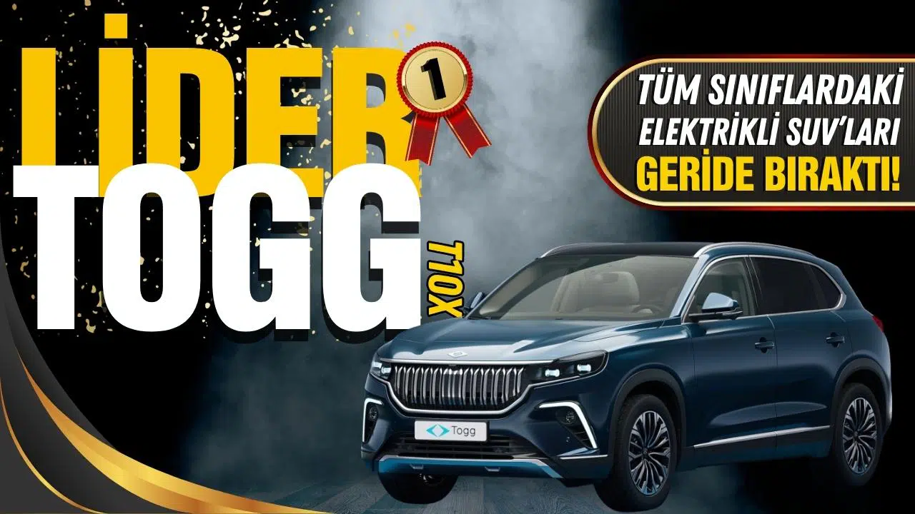 Togg, elektrikli SUV segmentinde lider!