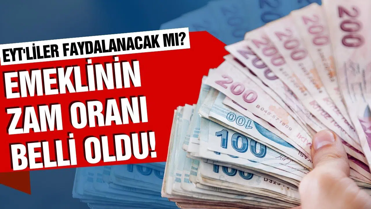 Emeklilerin zam oranı yükseltildi!