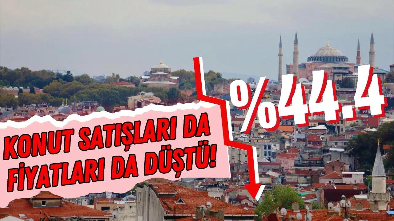 Konut satışları da fiyatları da düştü!
