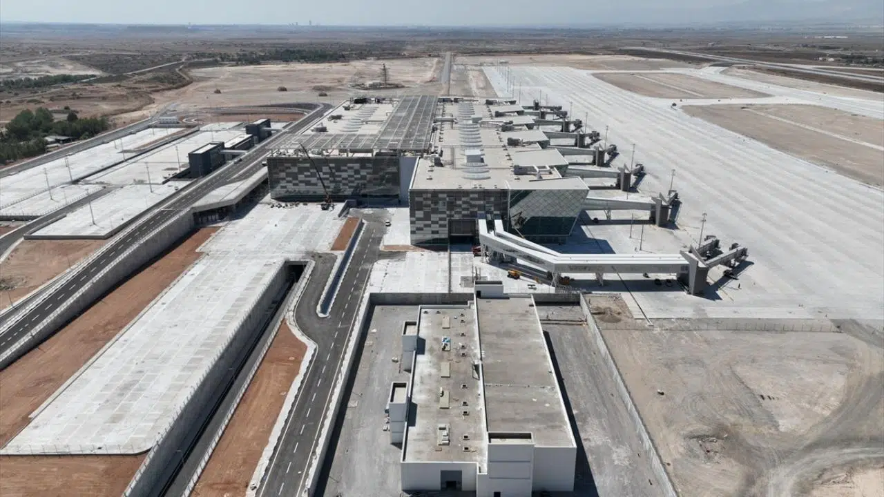 KKTC Ercan Havalimanı'nın yeni terminali yarın açılacak