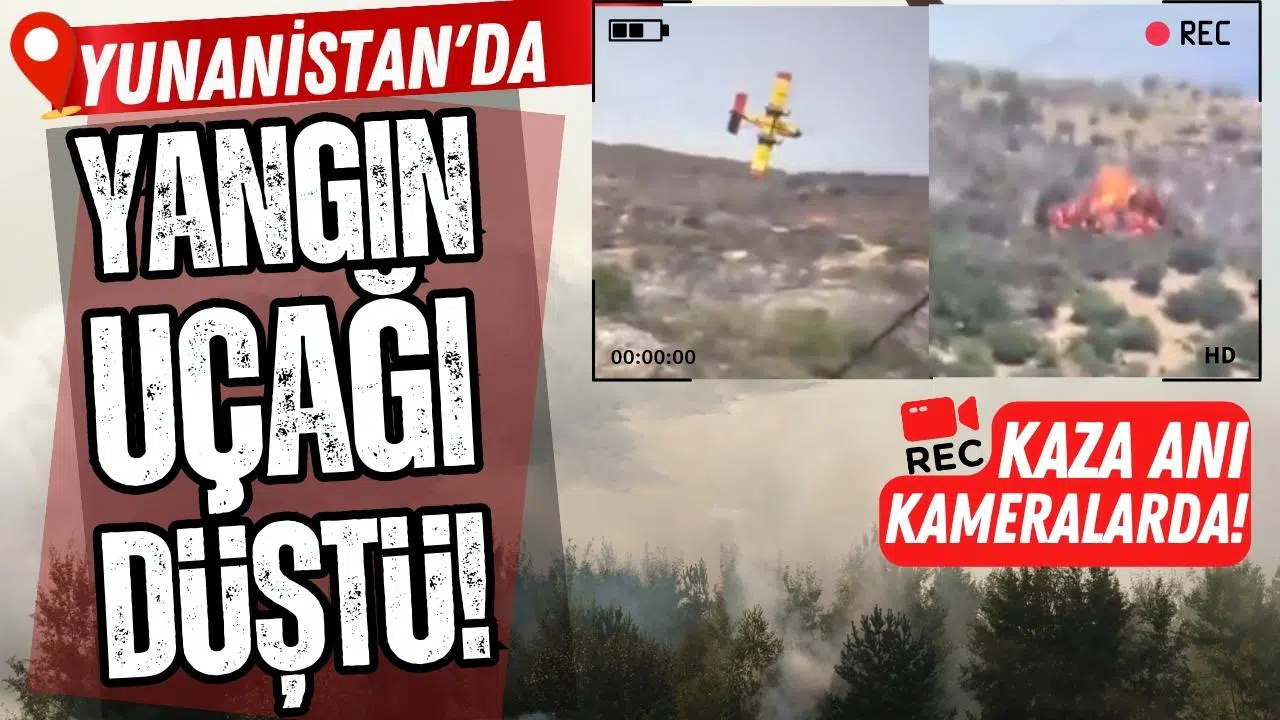 Yunanistan'da uçak kazası!