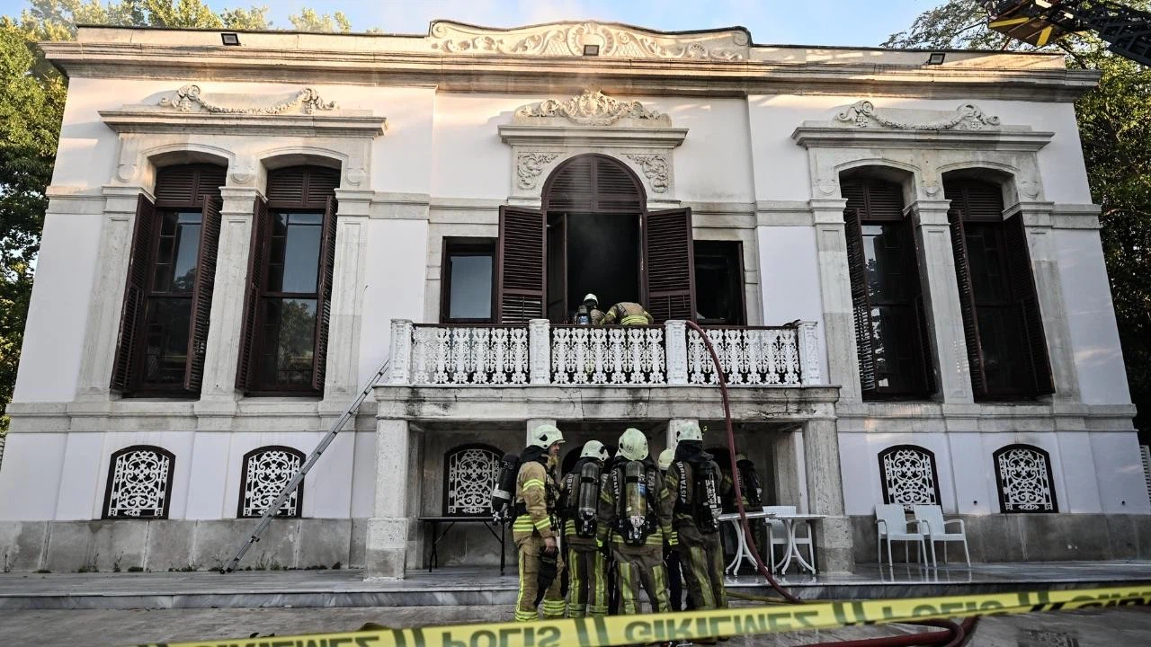 Çadır Köşk’te çıkan yangın söndürüldü