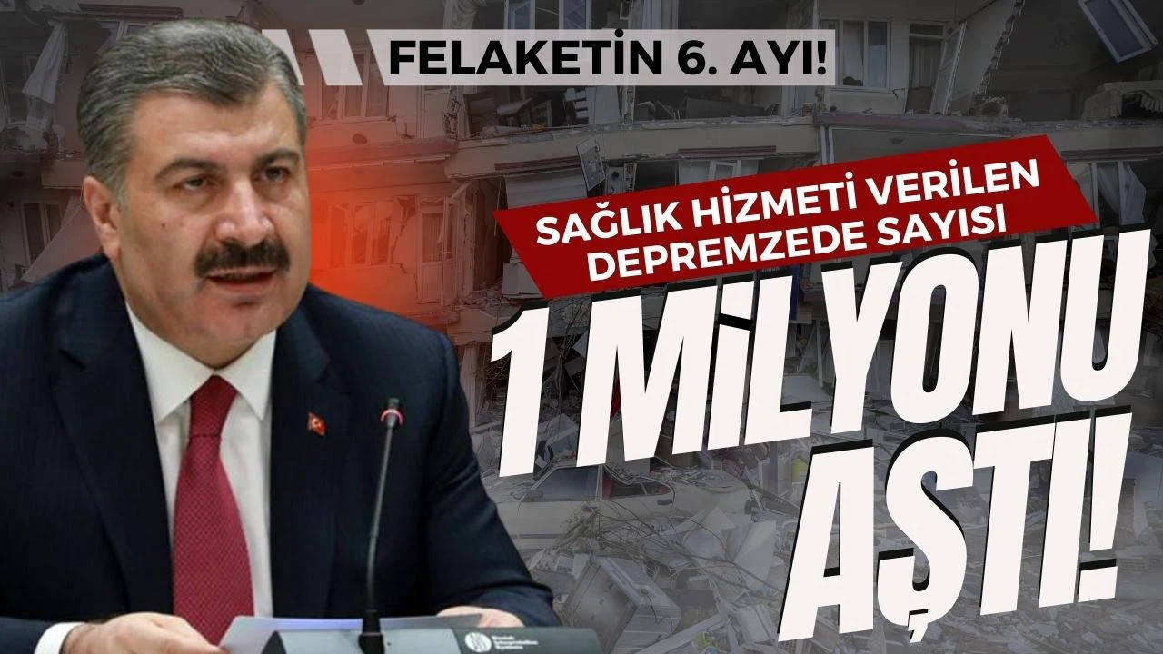 Koca: 1 milyon 123 bin depremzedeye sağlık hizmeti verildi