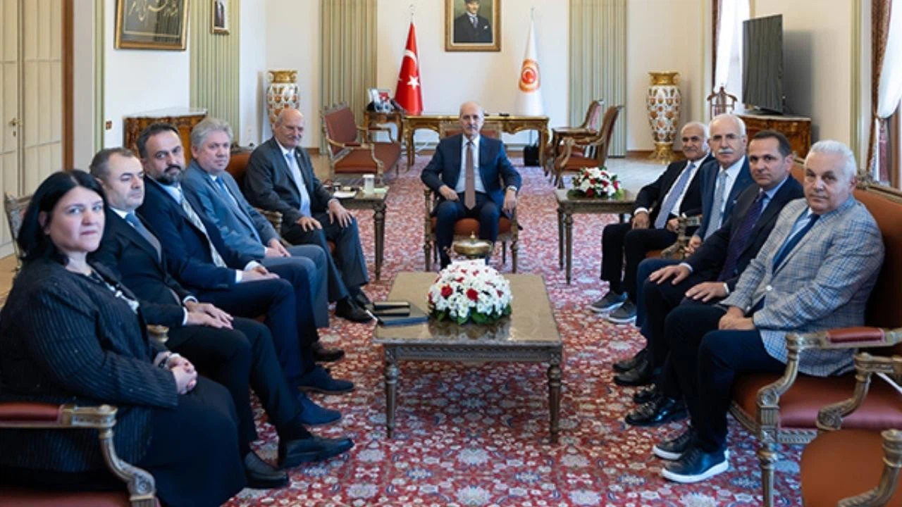 ATO heyeti, Başkan Kurtulmuş’u ziyaret etti!