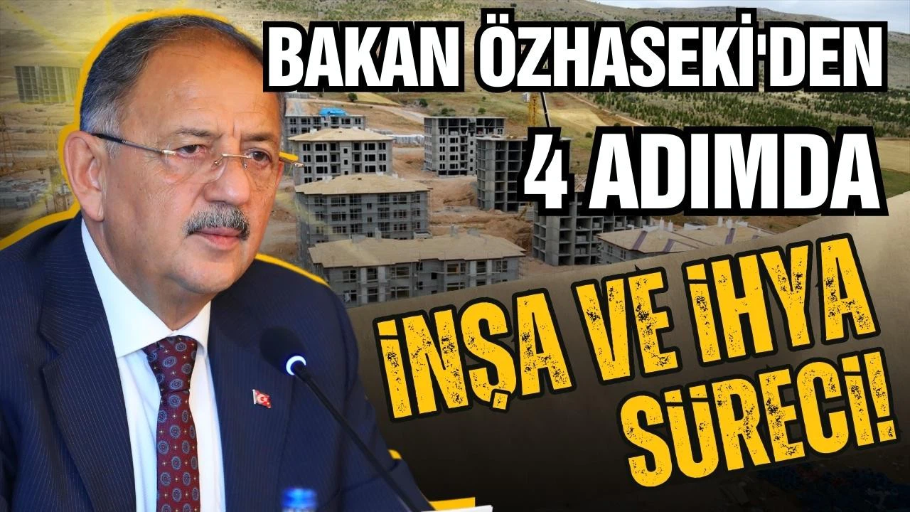 Özhaseki: 180 bin konutumuzun ihalesini yaptık