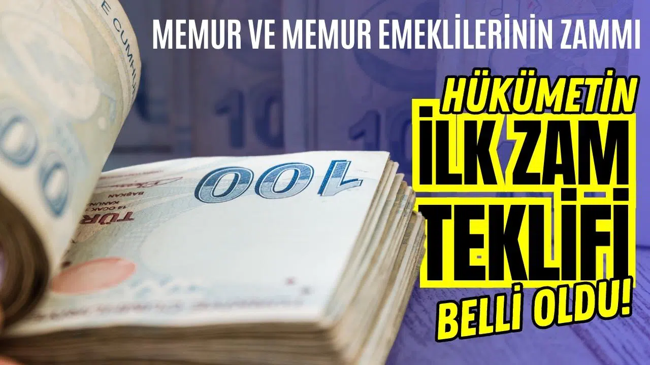 Kamu Toplu Sözleşmesi içi ilk zam teklifi açıklandı