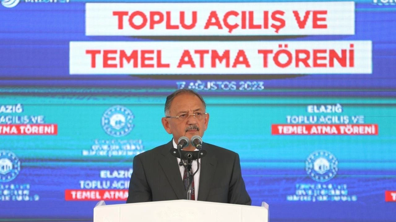 Özhaseki: Elazığ'a 2.6 milyar TL değerinde yatırım gerçekleştirdik
