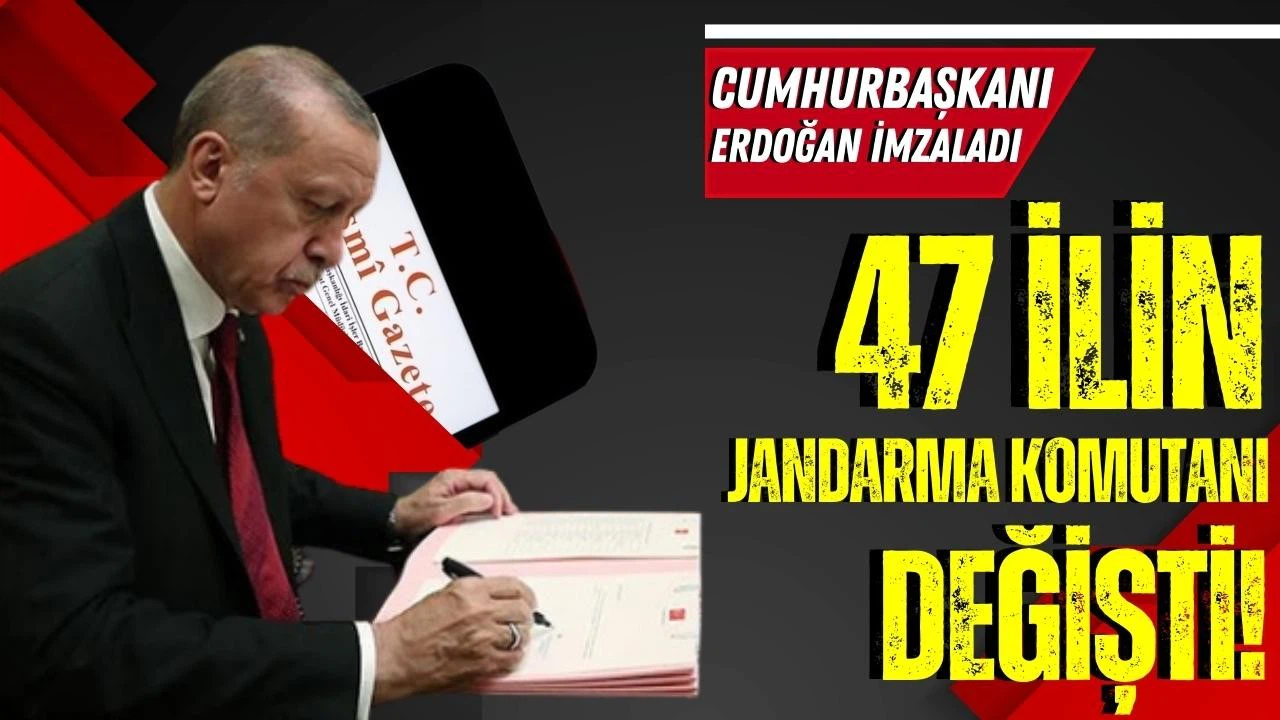 42 ilin jandarma komutanı değişti