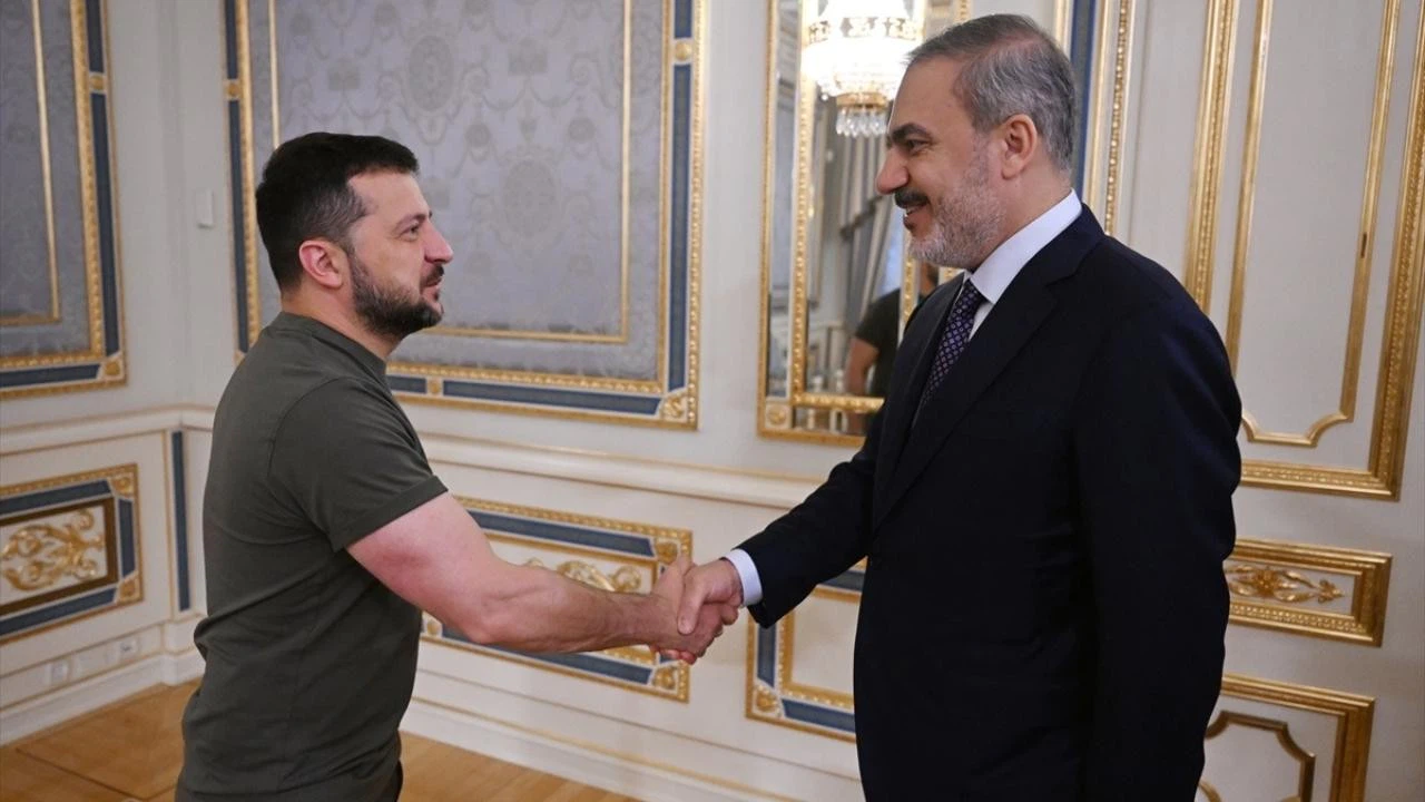 Bakan Fidan, Zelenskiy ile görüştü!